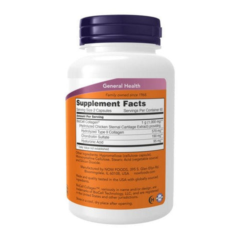 Now Foods, Biocell Collagen, 120 Veg Caps Now Foods