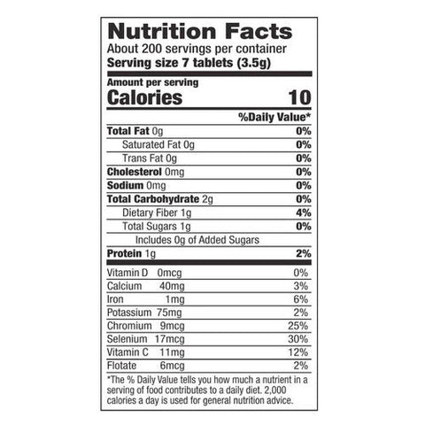 Pines Wheat Grass, Barley Grass Tablets, 1400 Count Pines Wheat Grass